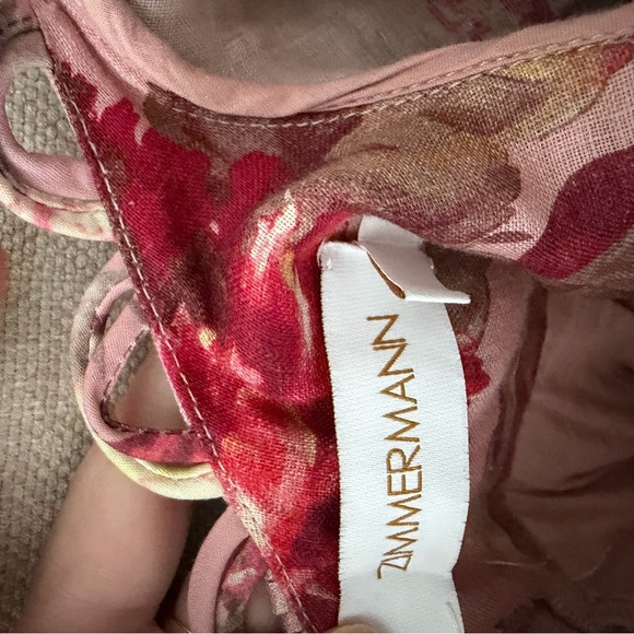 Zimmermann Floral Puff Sleeve Dress - Picture 6 of 7